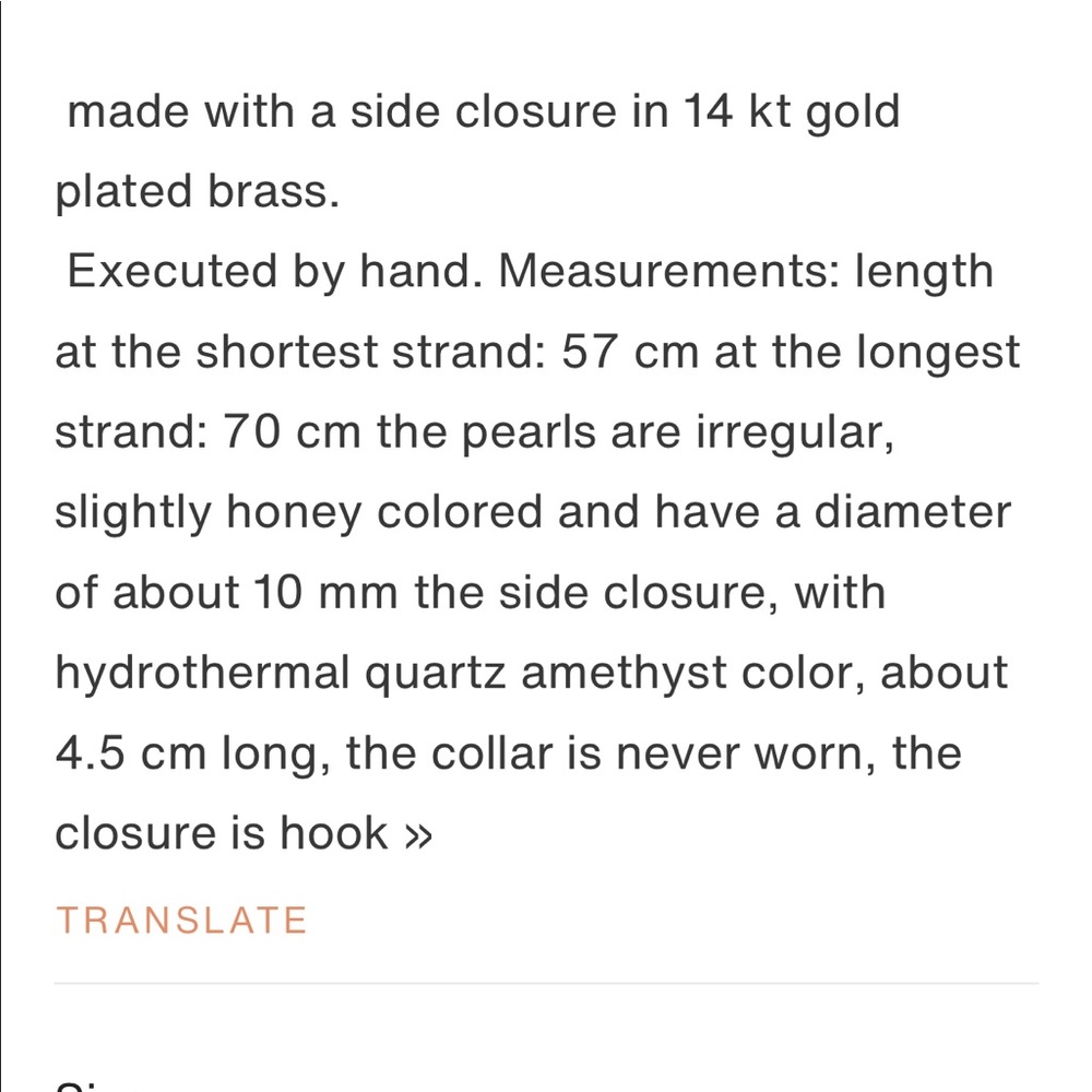 🌹 Handmade Authentic Pearl Necklace - Picture 2 of 5
